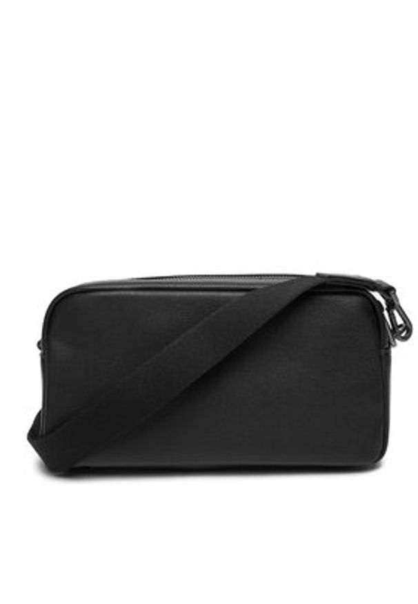 Calvin Klein Saszetka Zip Camera Bag LV04D3262G Czarny. Kolor: czarny. Materiał: skóra