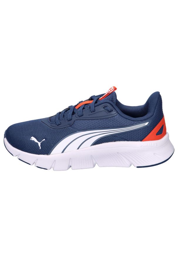 Puma Flexfocus Lite Modern Jr dziecięce trampki niebieskie 37,5. Kolor: niebieski, biały, wielokolorowy. Materiał: syntetyk. Sport: bieganie