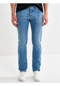 Big-Star - Spodnie jeans męskie klasyczne Ronald 207. Stan: obniżony. Kolor: niebieski. Styl: klasyczny