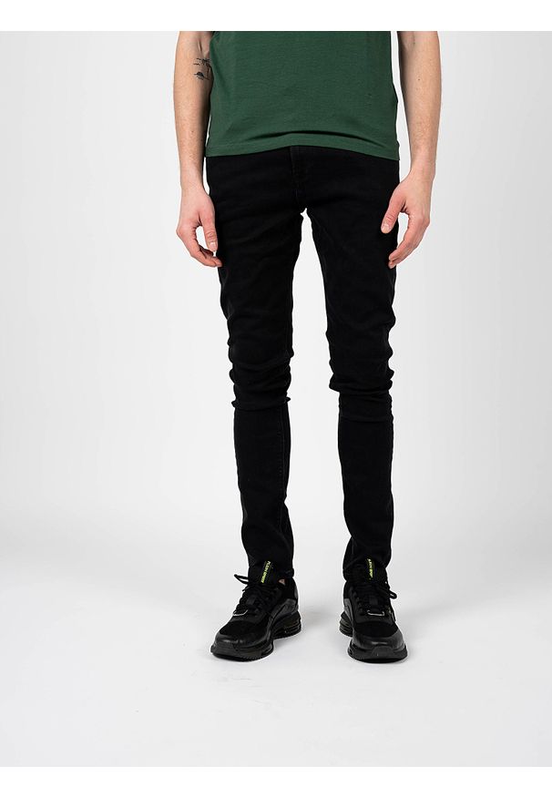 Pepe Jeans Jeansy "Mason" | PM206324XE74 | Mason | Mężczyzna | Czarny. Kolor: czarny. Wzór: aplikacja