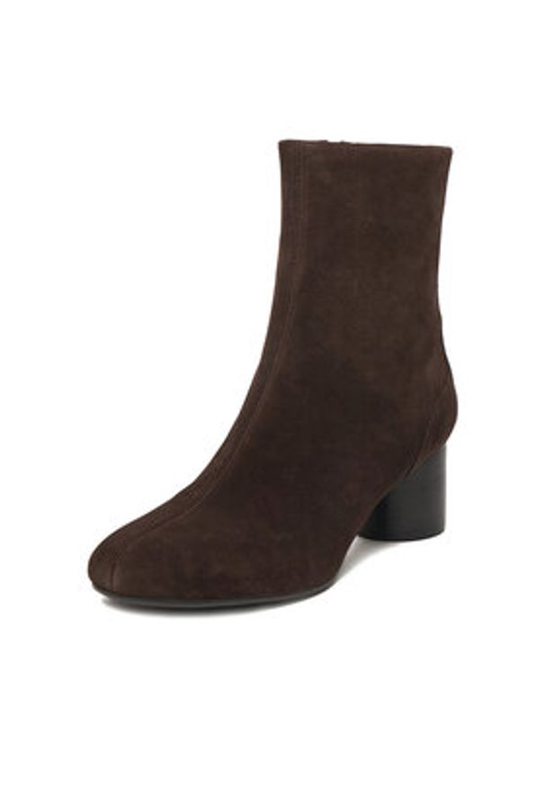 Gino Rossi Botki EO-HALA-VI887-03-8S Brązowy. Kolor: brązowy. Materiał: zamsz, skóra