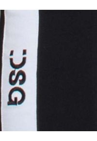 DSG - Leginsy z logo marki. Okazja: na co dzień. Kolor: czarny. Materiał: materiał. Styl: casual, sportowy, elegancki #4