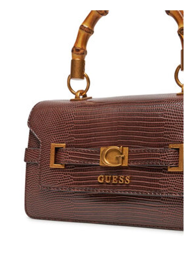 Guess Torebka HWKB95 06200 Brązowy. Kolor: brązowy. Materiał: skórzane