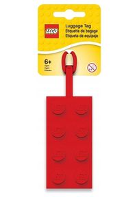 LEGO - Lego Klocek Czerwony Zawieszka do bagażu 52002. Kolor: czerwony. Styl: klasyczny #1