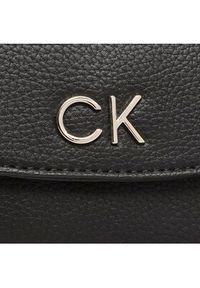 Calvin Klein Torebka Re-Lock Dbl Shoulder Bag K60K610183 Czarny. Kolor: czarny. Materiał: skórzane #7