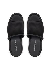 Calvin Klein Jeans Klapki Toothy Combat Sandal In Dc YW0YW01339 Czarny. Kolor: czarny