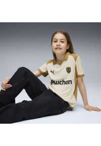 Puma - Młodzieżowa trzecia koszulka RC Lens 25/26 PUMA. Kolor: biały, wielokolorowy, beżowy. Sport: piłka nożna