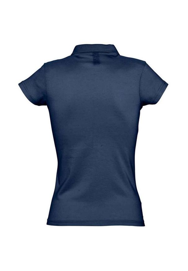 SOL'S - Damska Koszulka Polo Prescott Jersey. Typ kołnierza: polo. Kolor: niebieski. Materiał: jersey