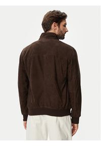JOOP! Kurtka skórzana 1500158 80100853 Brązowy Regular Fit. Kolor: brązowy. Materiał: skóra #3