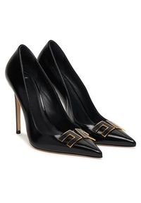 Elisabetta Franchi Szpilki SA14B61E2 Czarny. Kolor: czarny. Materiał: skóra. Obcas: na szpilce #2