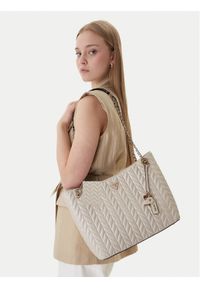 Guess Torebka Cheryl HWTQ97 20220 Kremowy. Kolor: kremowy. Materiał: skórzane #1