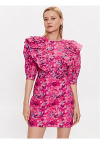 Custommade Sukienka koktajlowa Lisabell 999376463 Różowy Regular Fit. Kolor: różowy. Materiał: bawełna. Styl: wizytowy