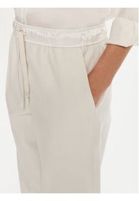 Marella Spodnie materiałowe Cammino 2423136045 Écru Regular Fit. Materiał: syntetyk #5