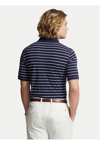 Polo Ralph Lauren Polo 710870545002 Granatowy Slim Fit. Typ kołnierza: polo. Kolor: niebieski. Materiał: bawełna #5