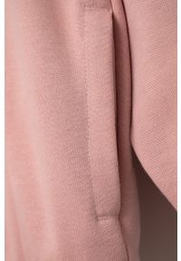 adidas Originals bluza dziecięca kolor różowy z nadrukiem. Kolor: różowy. Materiał: poliester, bawełna. Wzór: nadruk