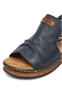 Rieker Sandały CEO-62962-14 Granatowy. Kolor: niebieski. Materiał: skóra #6