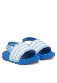 Adidas - adidas Sandały adilette Estrap JR5327 Błękitny. Kolor: niebieski #3