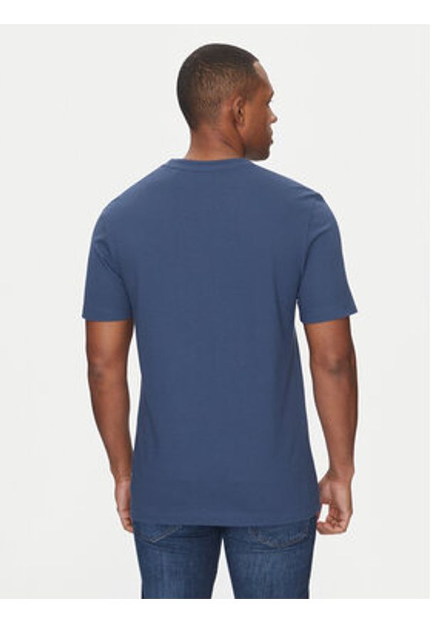 BOSS T-Shirt Tiburt 240 50452680 Niebieski Regular Fit. Kolor: niebieski. Materiał: bawełna