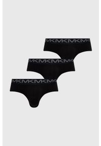 MICHAEL Michael Kors slipy (3-pack) męskie kolor czarny. Kolor: czarny