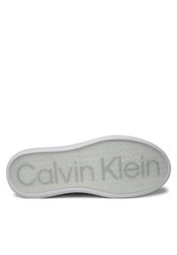 Calvin Klein Sneakersy Low Top Lace Up Lth HM0HM01016 Czarny. Kolor: czarny. Materiał: skóra #3