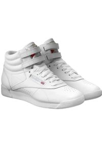 Buty do chodzenia damskie Reebok F S HI. Okazja: na co dzień. Kolor: biały, wielokolorowy, szary. Materiał: tkanina, materiał, skóra, syntetyk. Sport: turystyka piesza