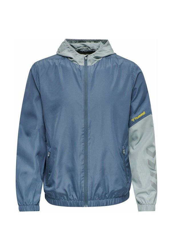Kurtka błyskawiczna Hummel Sullivan Loose. Kolor: szary, niebieski, wielokolorowy. Sport: piłka ręczna