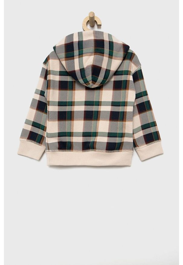 GAP bluza dziecięca z kapturem wzorzysta. Okazja: na co dzień. Typ kołnierza: kaptur. Materiał: poliester, dzianina. Styl: casual