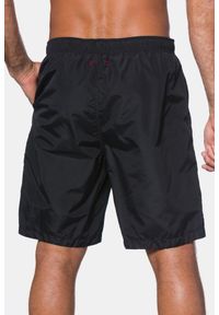 JAY-PI - Męskie Kąpielówki moda plażowa elastyczny pas do rozm. 8XL. Kolekcja: plus size. Kolor: czarny. Materiał: poliester, poliamid, materiał
