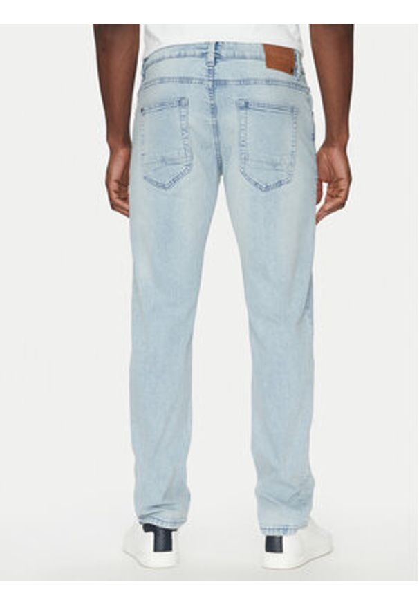 INDICODE Jeansy Tony 4779 Niebieski Slim Fit. Kolor: niebieski