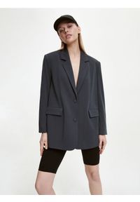 Reserved - Bawełniane kolarki - czarny. Kolor: czarny. Materiał: bawełna #1