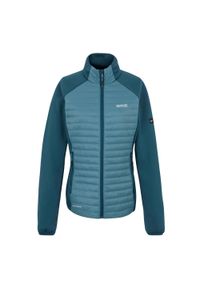 Regatta - Damska Kurtka Hybrydowa Clumber. Kolor: niebieski. Sport: turystyka piesza #1