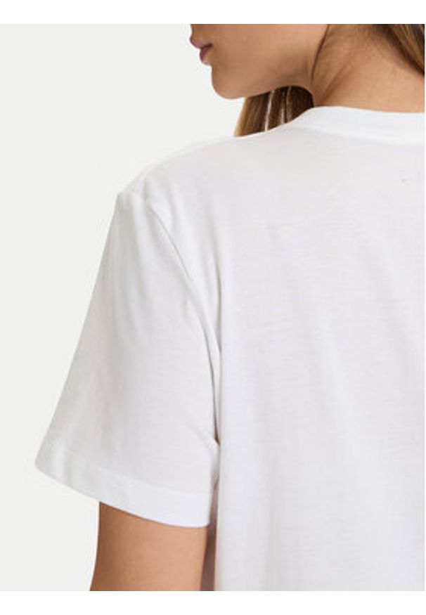 Calvin Klein Jeans T-Shirt Classic Monogram LV047D874G Biały Regular Fit. Kolor: biały. Materiał: bawełna