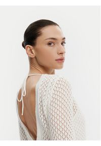 Herskind Sukienka dzianinowa 5522910 Écru Regular Fit. Materiał: bawełna #5