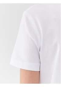 Versace Jeans Couture T-Shirt 75HAHT01 Biały Regular Fit. Kolor: biały. Materiał: bawełna