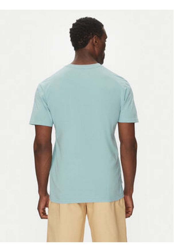 Quiksilver T-Shirt EQYZT08062 Błękitny Regular Fit. Kolor: niebieski. Materiał: bawełna