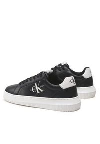 Calvin Klein Jeans Sneakersy Chunky Cupsole Monologo YM0YM00681 Czarny. Kolor: czarny. Materiał: skóra #3