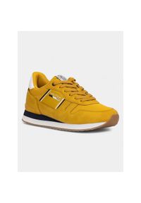 Sneakersy męskie Nautica ARNOLD SOLEIL-WHITE-DEEP. Kolor: żółty