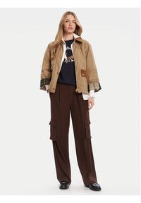 Barbour Kurtka przejściowa Martha LQU1840BE31 Brązowy Regular Fit. Kolor: brązowy. Materiał: syntetyk