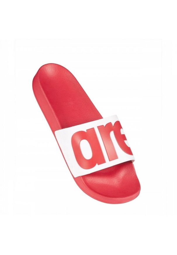 Klapki na basen Arena Urban Slide. Kolor: czerwony, wielokolorowy, biały. Styl: sportowy