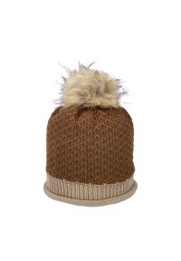 Czapka damska turystyczna CMP 5505624. Kolor: brązowy. Styl: sportowy