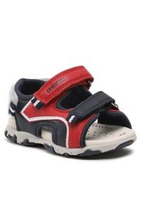 Geox Sandały B Sandal Flaffee Boy B3559A 08515 C7217 M Czerwony. Kolor: czerwony. Materiał: skóra #5