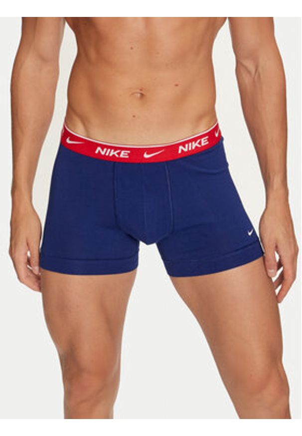 Nike Komplet 3 par bokserek Trunk 0000KE1008 Kolorowy. Materiał: bawełna. Wzór: kolorowy