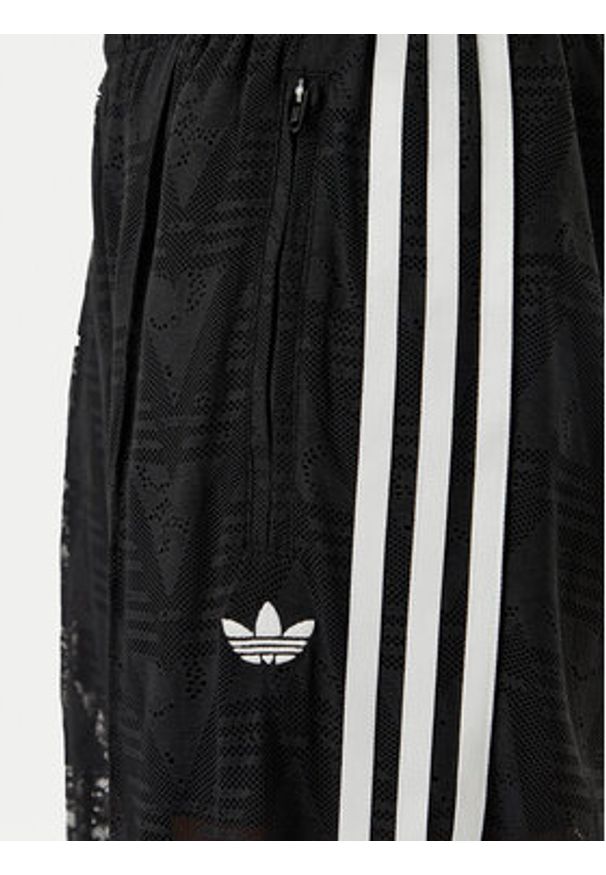 Adidas - adidas Spodnie dzianinowe Crochet Firebird KD0346 Czarny Regular Fit. Kolor: czarny. Materiał: syntetyk