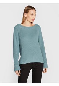 Comma Sweter 2121238 Niebieski Regular Fit. Kolor: niebieski. Materiał: bawełna #1