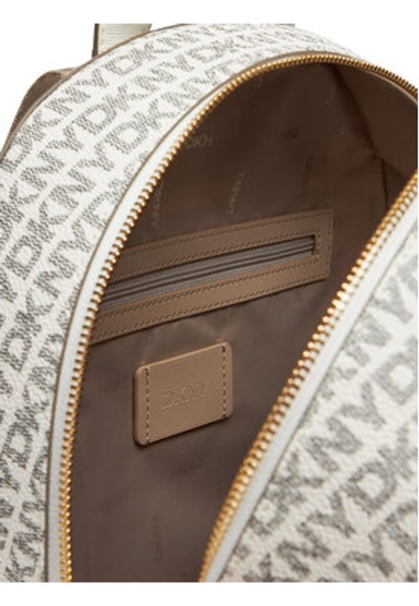 DKNY Plecak R51KYJ33 Szary. Kolor: szary. Materiał: skóra