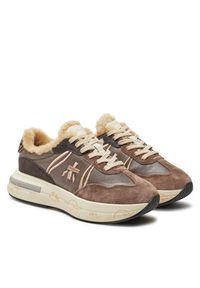 Premiata Sneakersy Cassie 7072M Brązowy. Kolor: brązowy. Materiał: materiał #3