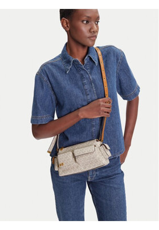 MICHAEL Michael Kors Torebka 32S5AM3C5B Écru. Materiał: skórzane