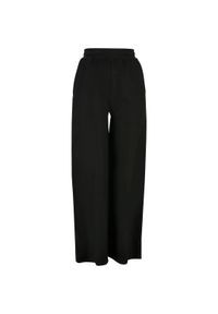 Damskie spodnie dresowe Urban Classics Straight Rib Terry. Kolor: czarny. Materiał: dresówka. Długość: długie #1