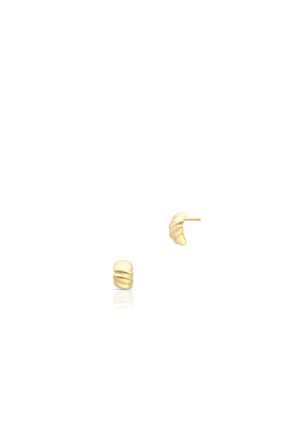 W.KRUK - Kolczyki złote spirale. Materiał: złote. Kolor: złoty