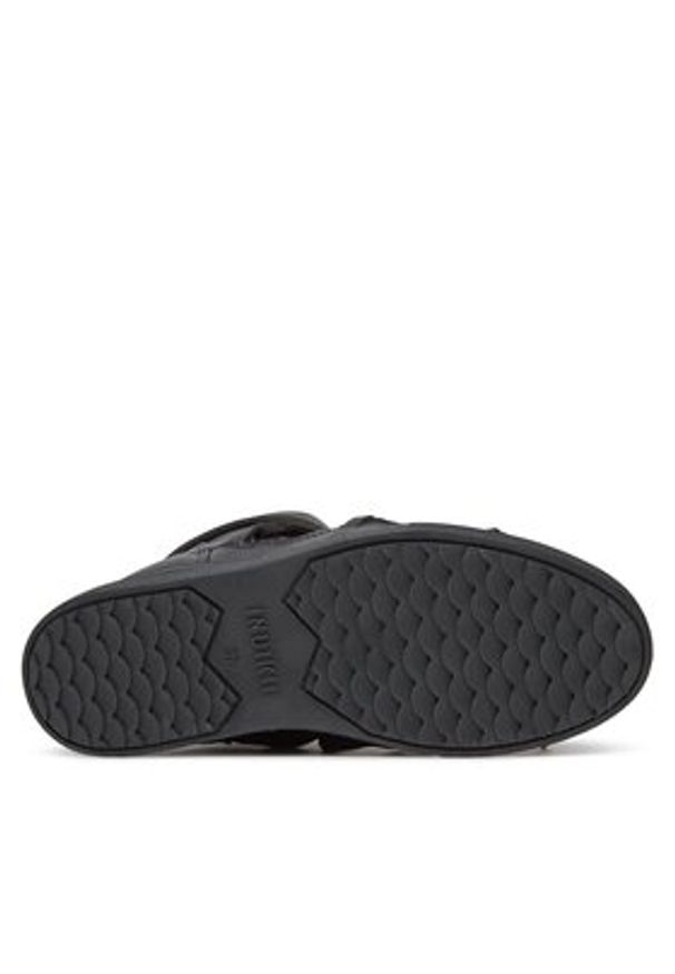 Inuikii Śniegowce Grape 05000-003 Czarny. Kolor: czarny. Materiał: skóra